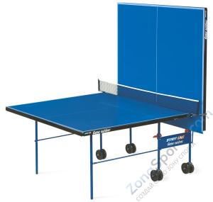 Всепогодный теннисный стол Start Line Game Outdoor с сеткой синий